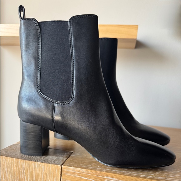 NIB! MADEWELL Women’s The Sylvia Chelsea Boot in True Black Leather Size 11 - Picture 9 of 15